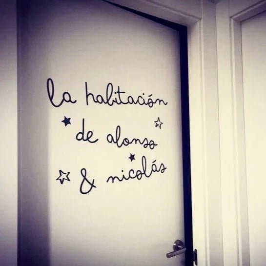 Vinilo Personalizado "La habitación de..." - MINIPIU