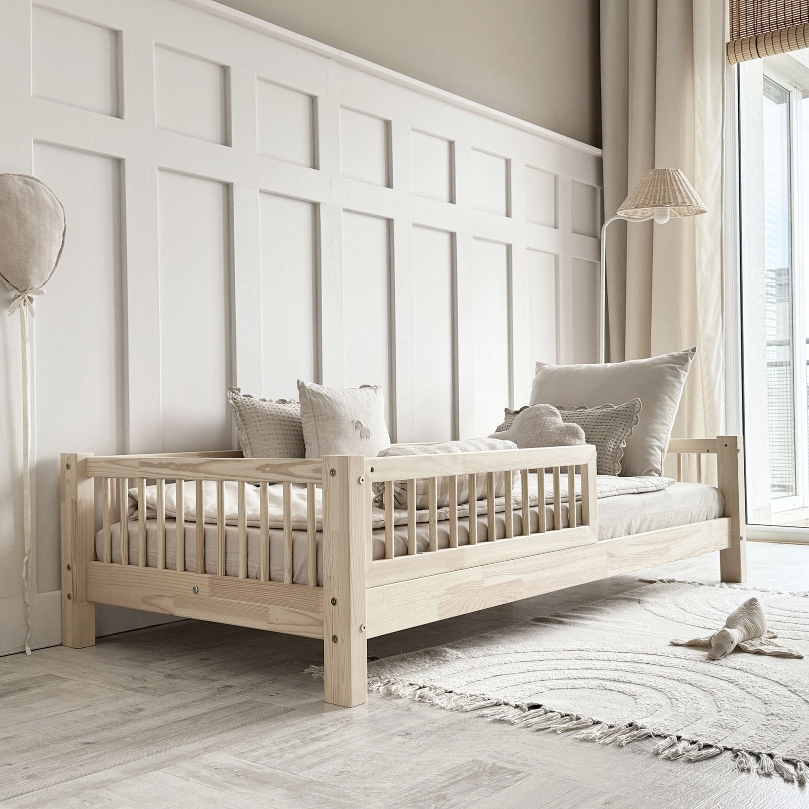 Cama montessori TENERIFE de pino macizo - MINIPIU