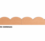 Cornisa de Madera Ondas - Haya Natural - MINIPIU