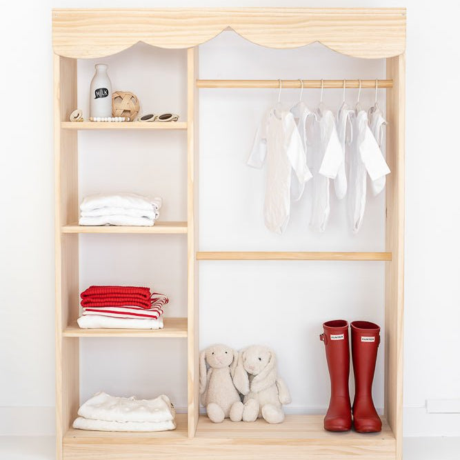 Armario Montessori de madera maciza (OUTLET) - MINIPIU