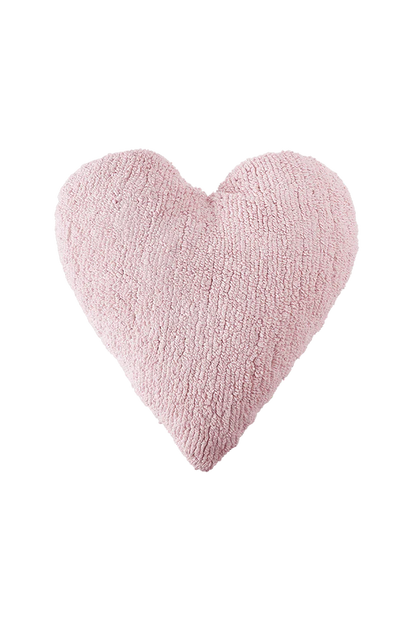 pink heart cushion