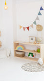 Estantería montessori de madera maciza de 3 estantes - MINIPIU