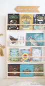 Librería montessori Lisa de madera maciza con 3 o 4 baldas - MINIPIU