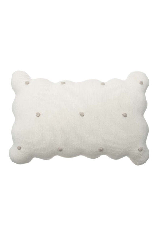 Coussin rectangulaire en biscuit